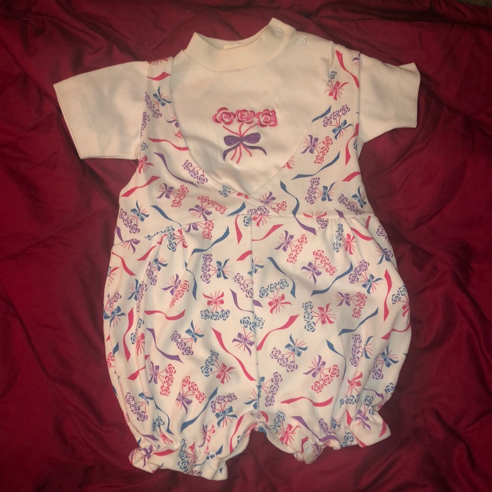 New baby girl all in one outfit